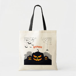 Pumpkin-pleister Tote Bag