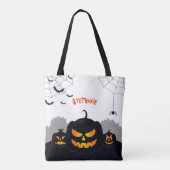 Pumpkin-pleister Tote Bag (Achterkant)