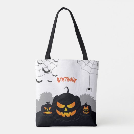 Pumpkin-pleister Tote Bag (Achterkant)