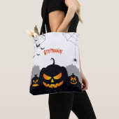 Pumpkin-pleister Tote Bag (Dichtbij)