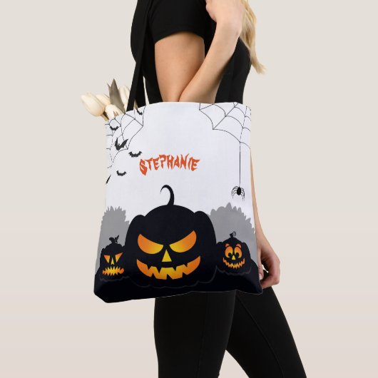 Pumpkin-pleister Tote Bag (Dichtbij)