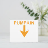 PUMPKIN.png Briefkaart (Staand voorkant)