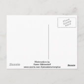 Pumpkin-postkaart voor waterverf briefkaart (Achterkant)