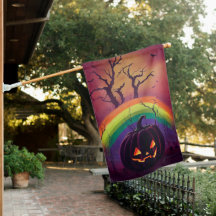Pumpkin Pride | Vlag bij Rainbow Halloween House