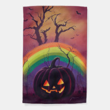 Pumpkin Pride | Vlag regenbooghalloween Garden