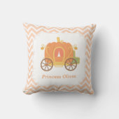 Pumpkin Princess Carriage Girls Room Personated Kussen (Voorkant)