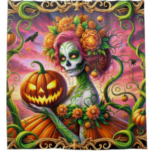 Pumpkin Princess Douchegordijn