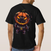 Pumpkin Pug Mecha - Halloween Graffiti T-shirt (Achterkant)