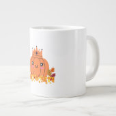 Pumpkin Queen | Fall Aesthetic Halloween Shirt Grote Koffiekop (Voorkant rechts)
