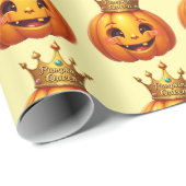 Pumpkin Queen feestelijk inpakpapier (Rol Hoek)