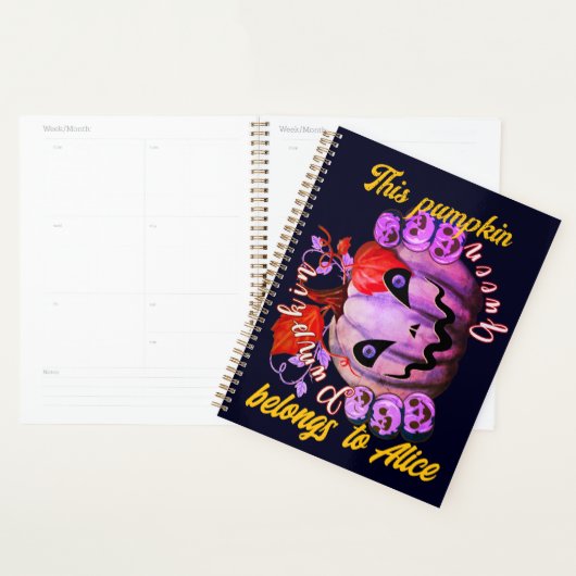 Pumpkin Queen Planner (Display)