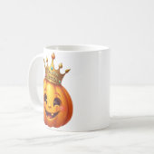 Pumpkin Queen Schattigee Koffie Mok (Voorkant links)