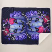 Pumpkin Queen Sherpa Deken (Voorkant (horizontaal))