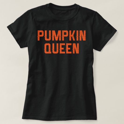 Pumpkin Queen Shirt Halloween Costume Shirt (Design voorkant)