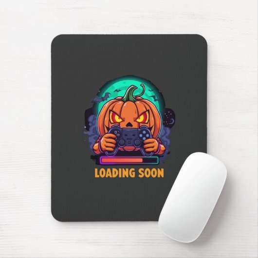 Pumpkin Quest Gamer Loading Design Muismat (Met muis)
