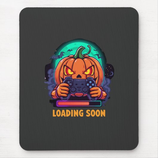 Pumpkin Quest Gamer Loading Design Muismat (Voorkant)