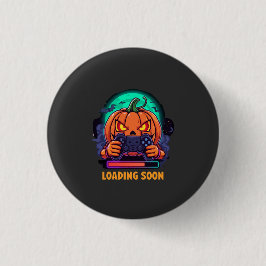 Pumpkin Quest Gamer Loading Design Ronde Button 3,2 Cm