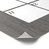 Pumpkin Raad Baby's vervaldatum Poster (Hoek)