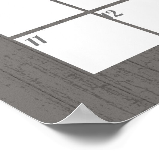 Pumpkin Raad Baby's vervaldatum Poster (Hoek)