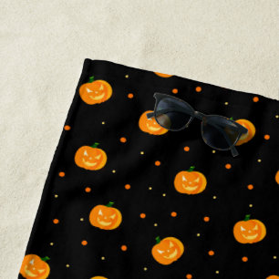 Pumpkin Rain Beach Towel Strandlaken