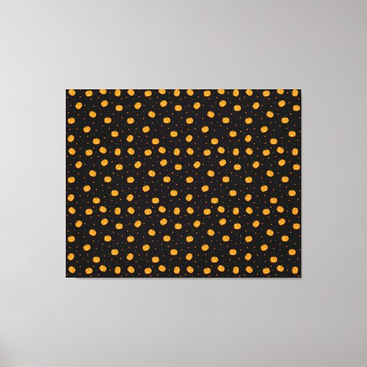 Pumpkin Rain Canvas Print (Voorkant)