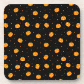 Pumpkin Rain Cork-Backed Onderzetters (Voorkant)