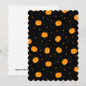 Pumpkin Rain Flat Wenskaart Kaart (Voorkant / Achterkant)