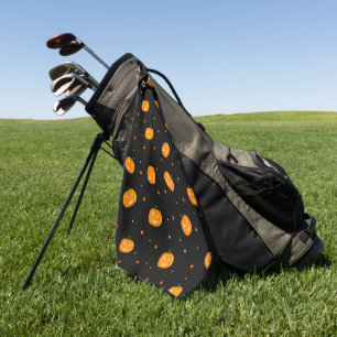 Pumpkin Rain Golf Towel Golfhanddoek