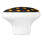 Pumpkin Rain Knob Keramische Knop (Zijkant)