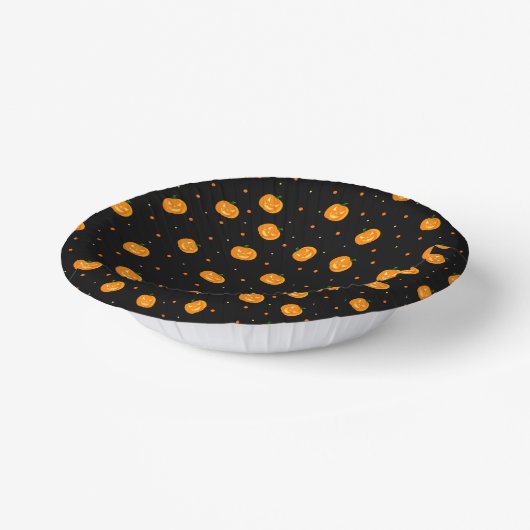 Pumpkin Rain Paper Bowls Papieren Kommen (Gebogen)