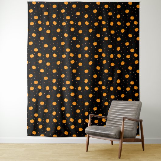 Pumpkin Rain Tapestry Wandkleed (In situ)