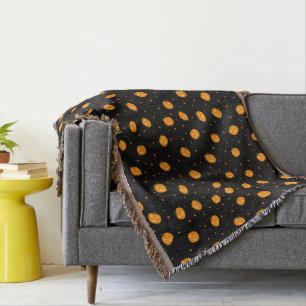 Pumpkin Rain Throw Deken