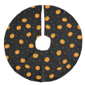 Pumpkin Rain Tree Skirt Imitatie Linnen Kerstboom Kleed (Voorkant)