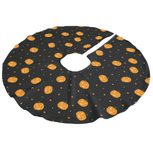 Pumpkin Rain Tree Skirt Imitatie Linnen Kerstboom Kleed
