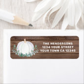 Pumpkin-retouradres Etiket (Insitu)