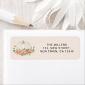 Pumpkin-retouradres Etiket (Insitu)