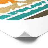 Pumpkin Retro Style  Poster (Hoek)