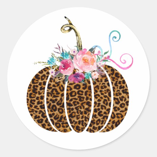 Pumpkin Ronde Sticker (Voorkant)