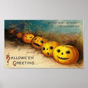 Pumpkin Row - Curioser en Curioser Poster