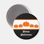 Pumpkin Row Halloween Magnet (Voorkant / Achterkant)