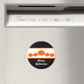 Pumpkin Row Halloween Magnet (Insitu (Vaatwasser))