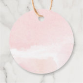 Pumpkin roze goudherfst Faregirl Bedankjes Labels (Achterkant)