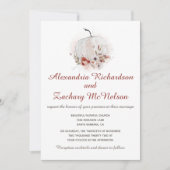 Pumpkin Rustic-Waterverf Kaart (Voorkant)