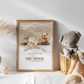 Pumpkin Rustieke Herfst Baby shower welkom Poster