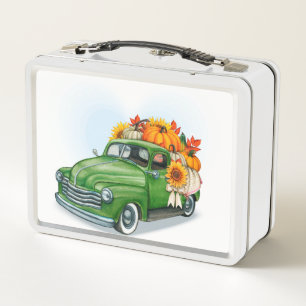 Pumpkin Sason Metal Lunch Box