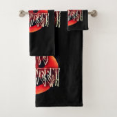 Pumpkin Scare-Wht Bad Handdoek (Insitu)