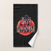Pumpkin Scare-Wht Bad Handdoek (Handdoek)