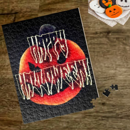 Pumpkin Scare-Wht Legpuzzel