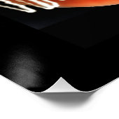 Pumpkin Scare-Wht Perfect Poster (Hoek)