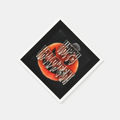 Pumpkin Scare-Wht Servet (Hoek)